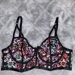 Torrid Skull/Floral Print Bralette🌺